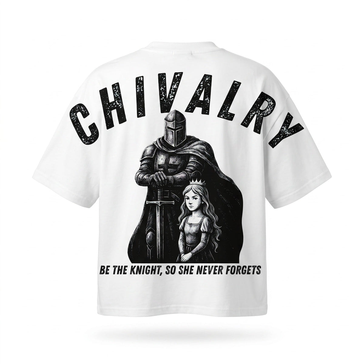 CHIVALRY – fehér – hátoldal