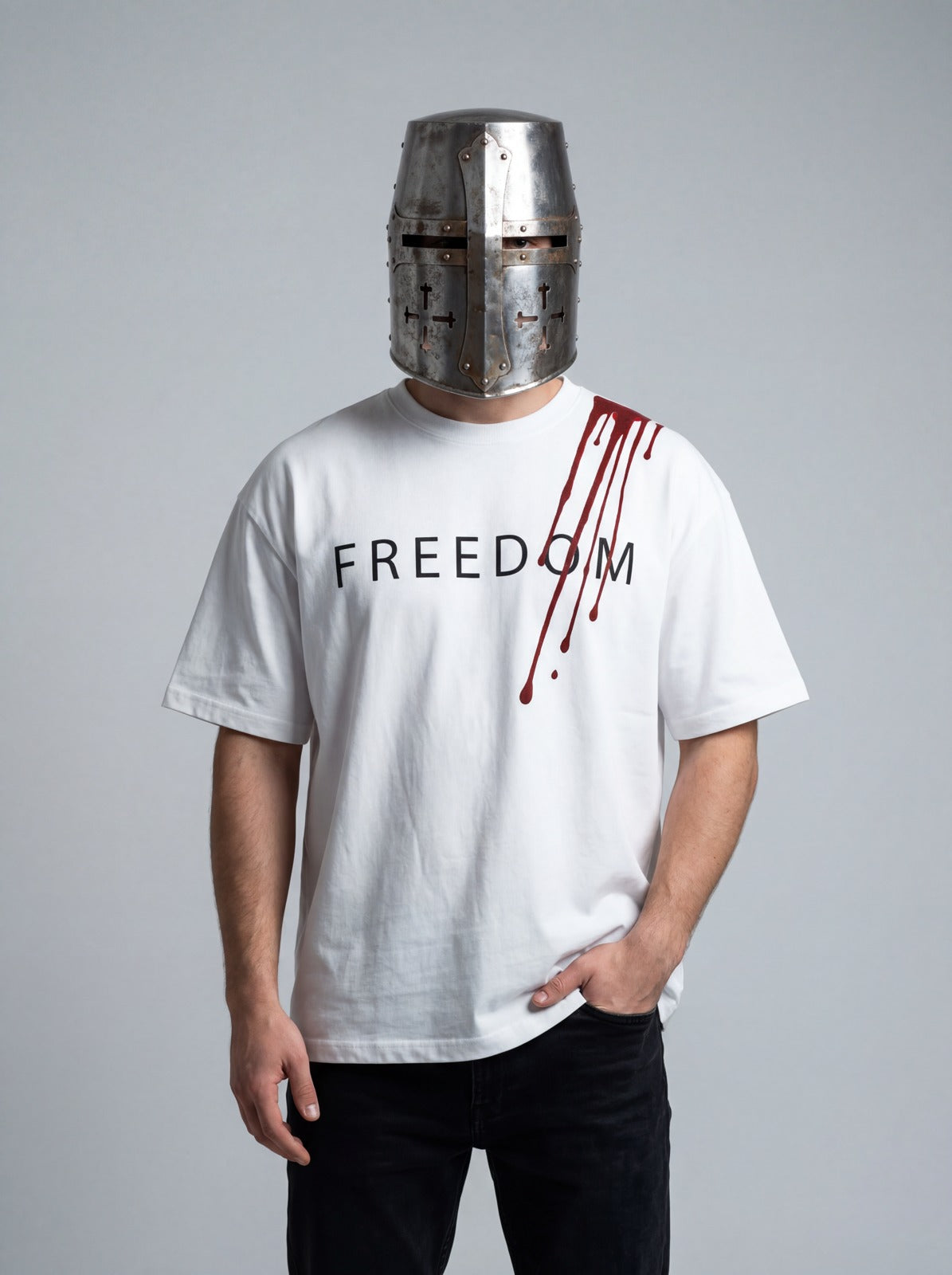 CHARLIE KIRK — FREEDOM – fehér – elölnézet