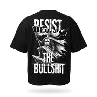 RESIST THE BULLSHIT – fekete – hátoldal